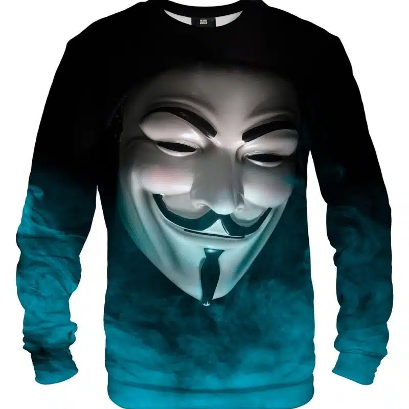 Anonymous face sweater