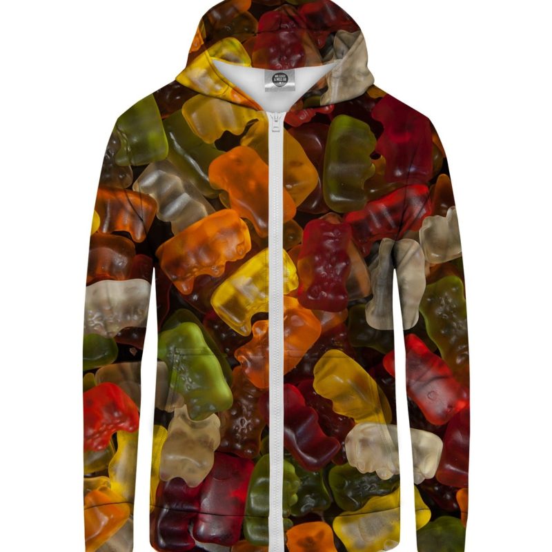 Gummy bear zipped hoodie