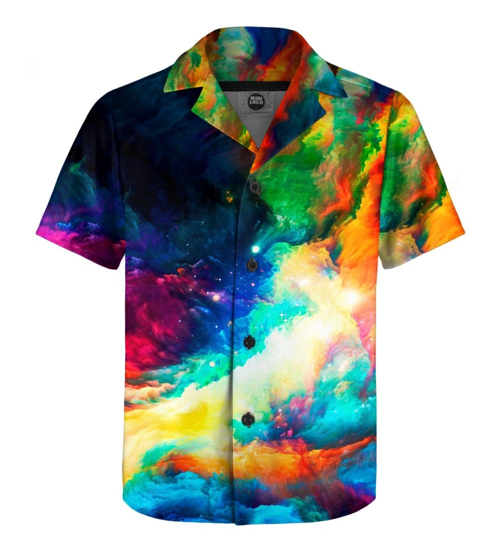 colorful space boys shirt