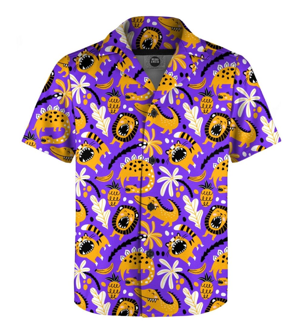 Dino pattern boys shirt