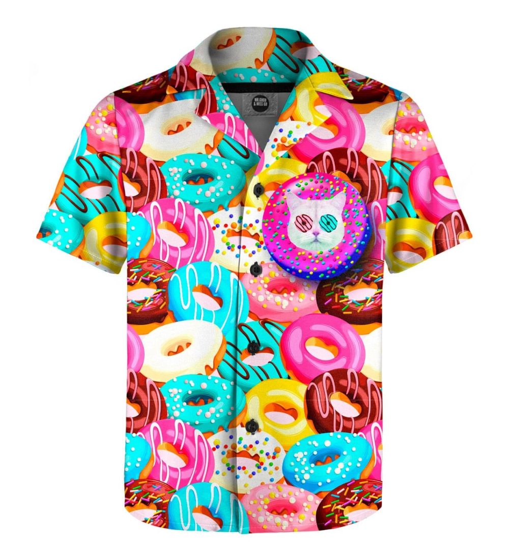 donut cat boys shirt