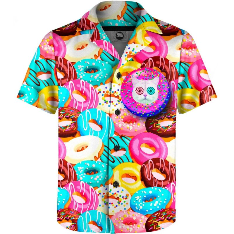 donut cat boys shirt