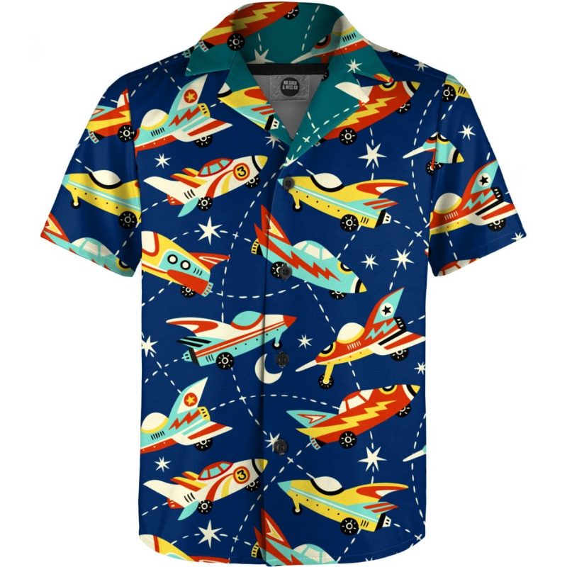 Space ship boys shirt