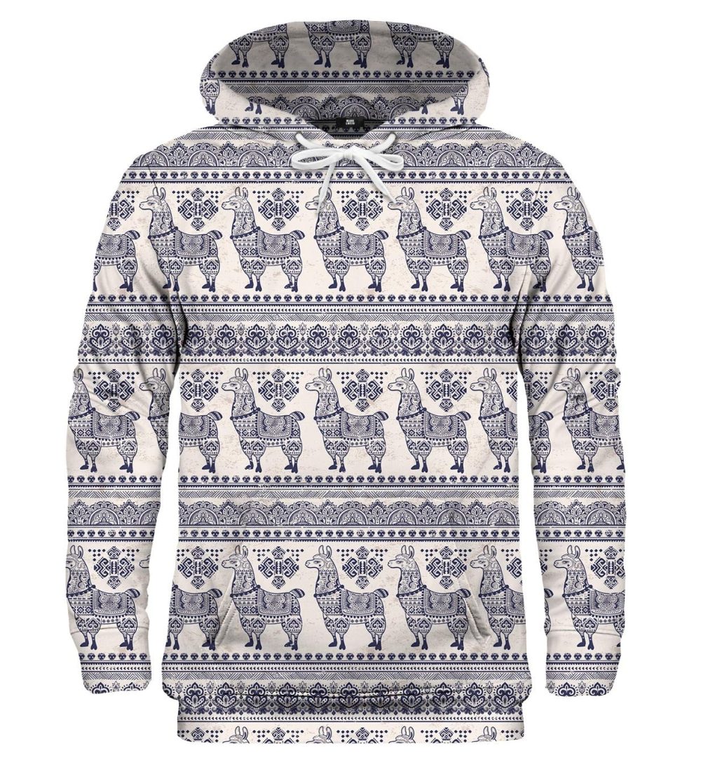 Lama Pattern hoodie