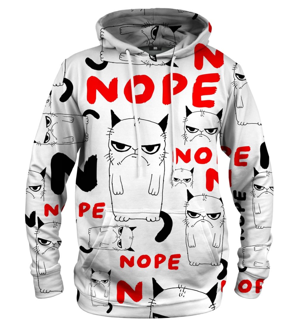 Grumpy Nope hoodie