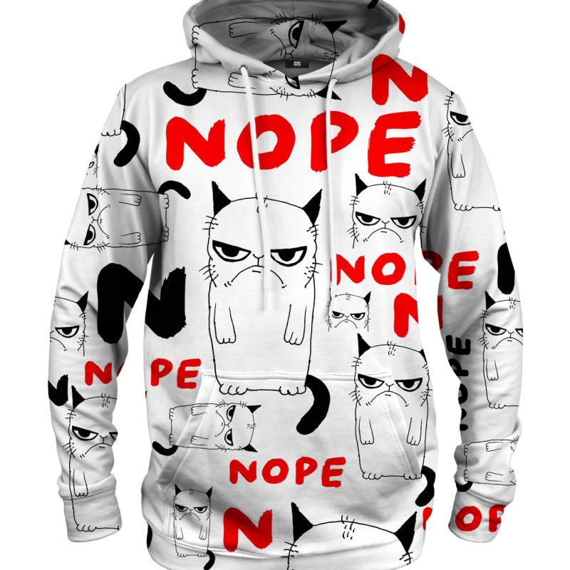 Grumpy Nope hoodie