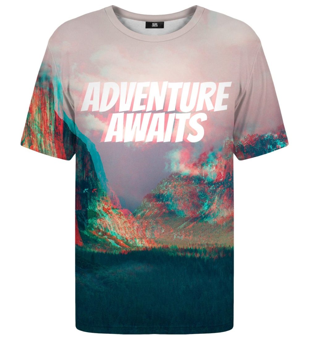 adventure awaits t-shirt