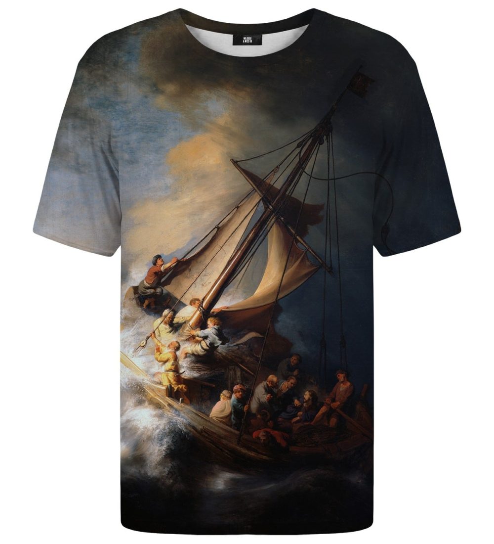Christ in the Storm on the Lake of Galilee t-shirt