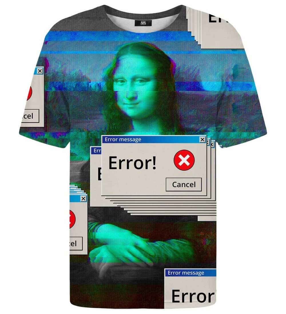 Mona Error Lisa t-shirt