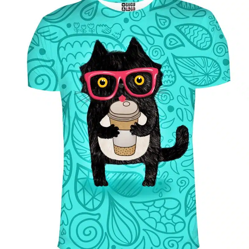Coffee Cat T Shirt