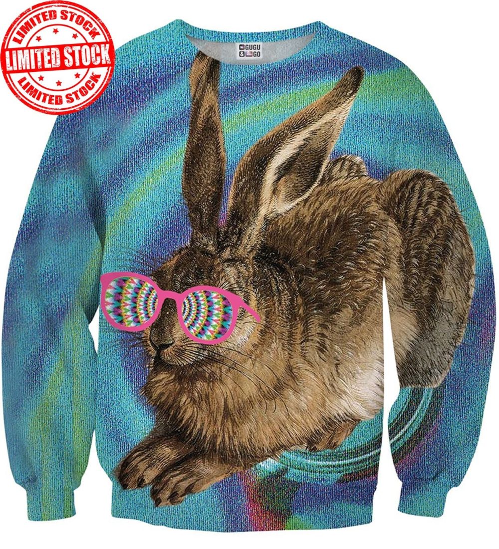 crazy rabbit cotton sweater