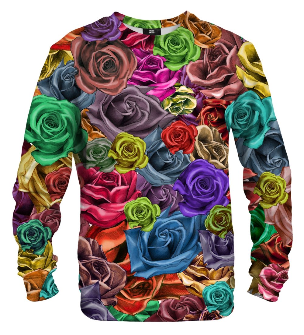 Colorful Roses sweater