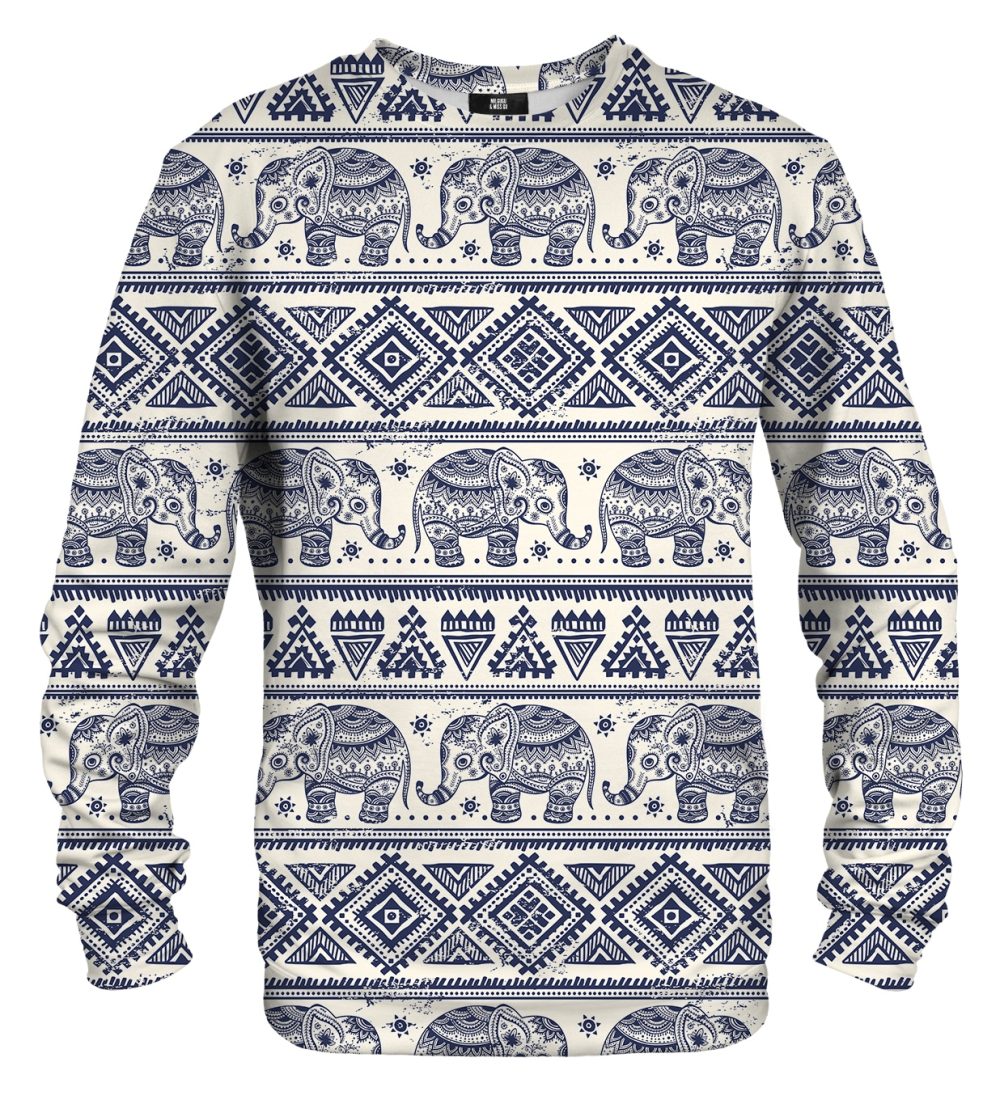 Elephants Pattern sweater