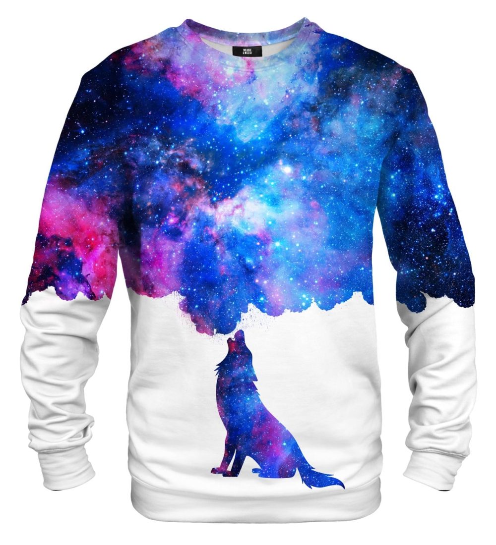 Howling to galaxy sweater