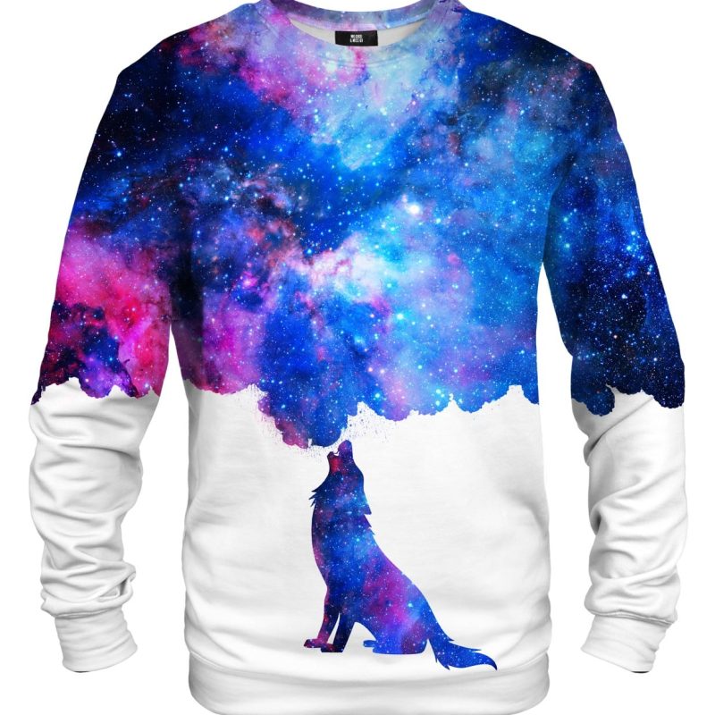 Howling to galaxy sweater