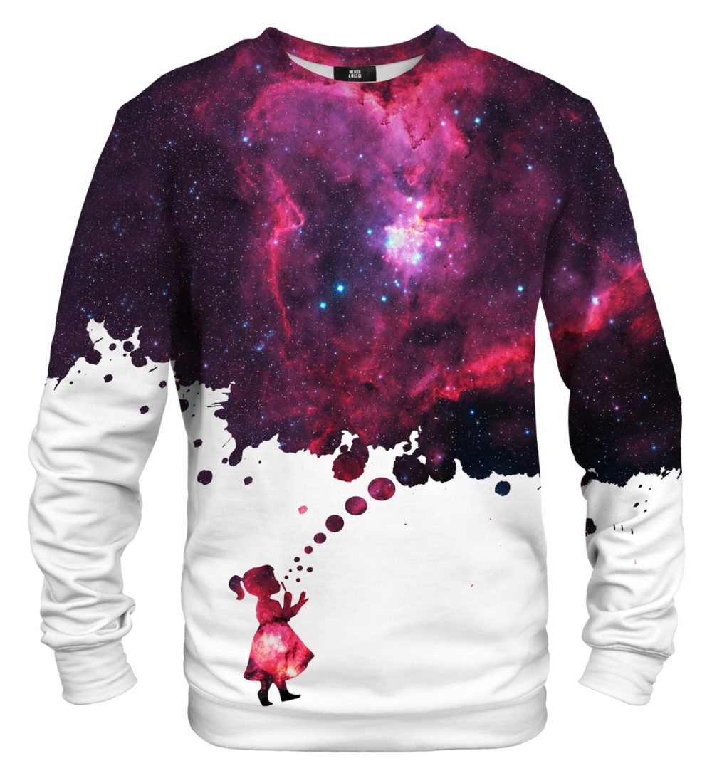 Bubbles to space sweater