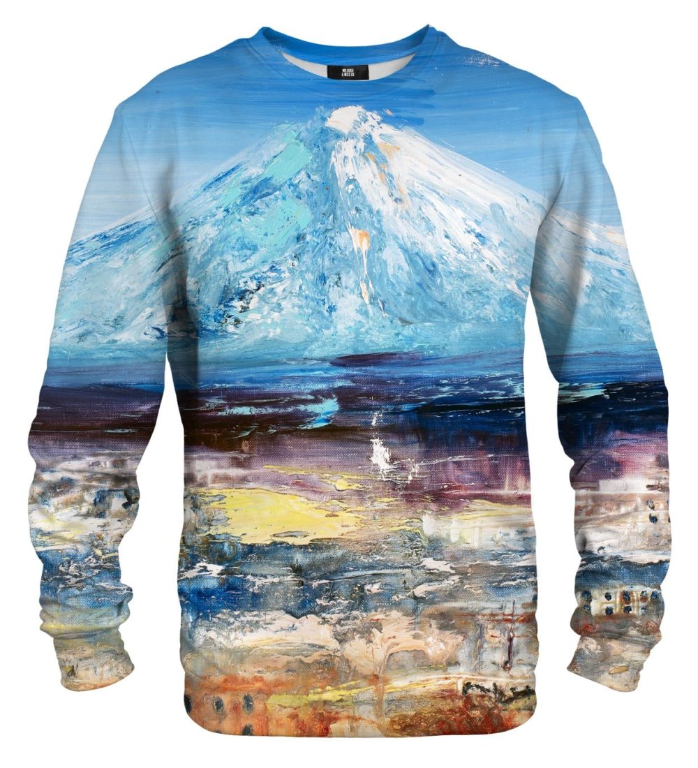 Painting Fuji Mountain sweater