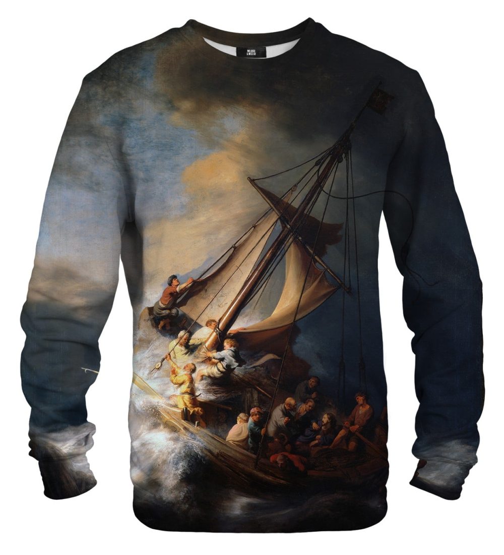 Christ in the Storm on the Lake of Galilee sweater