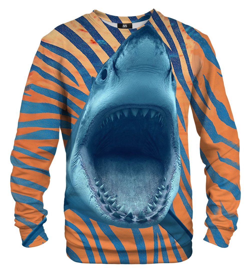 Orange Shark sweater