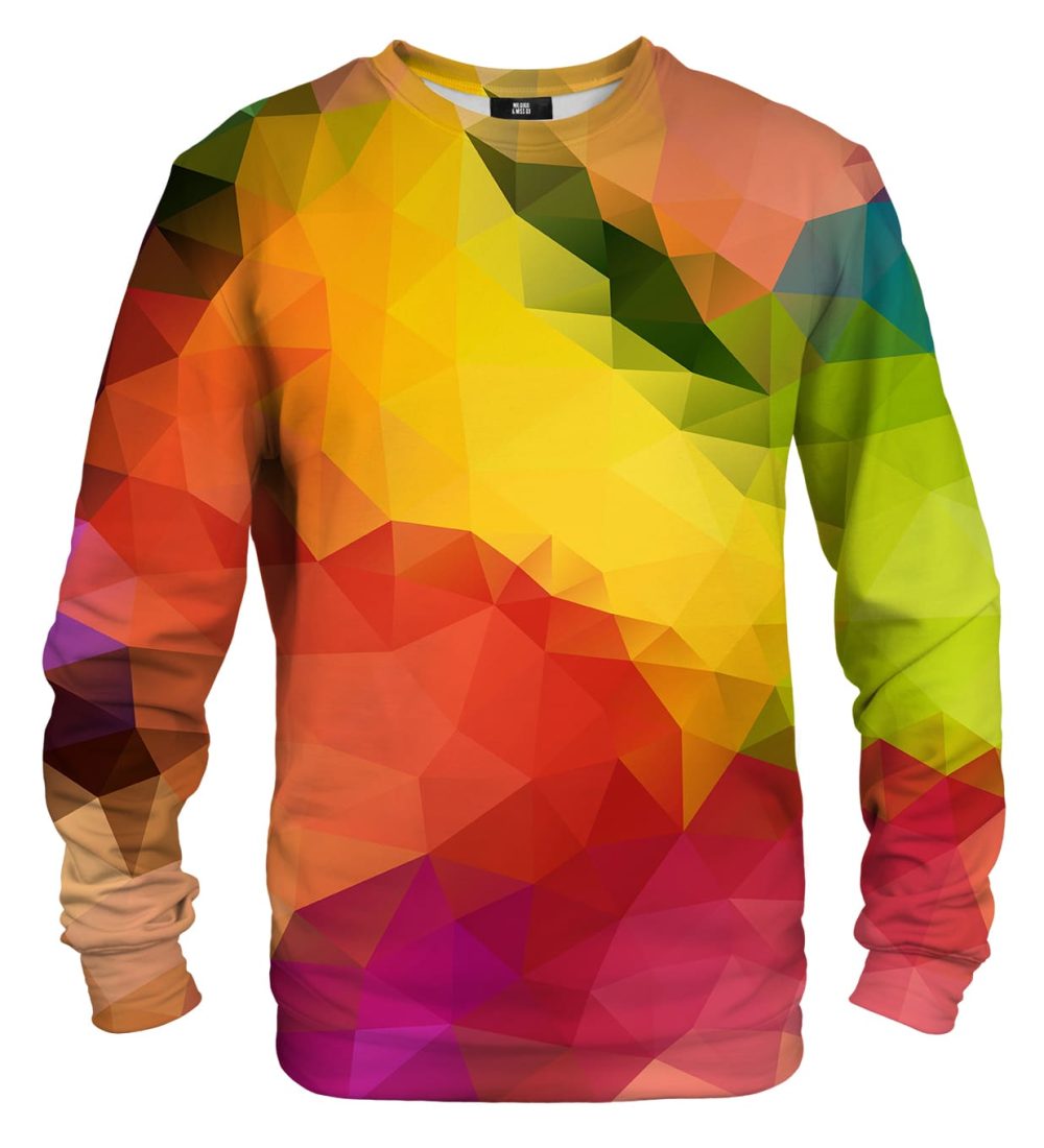 Colorful Geometric cotton sweater