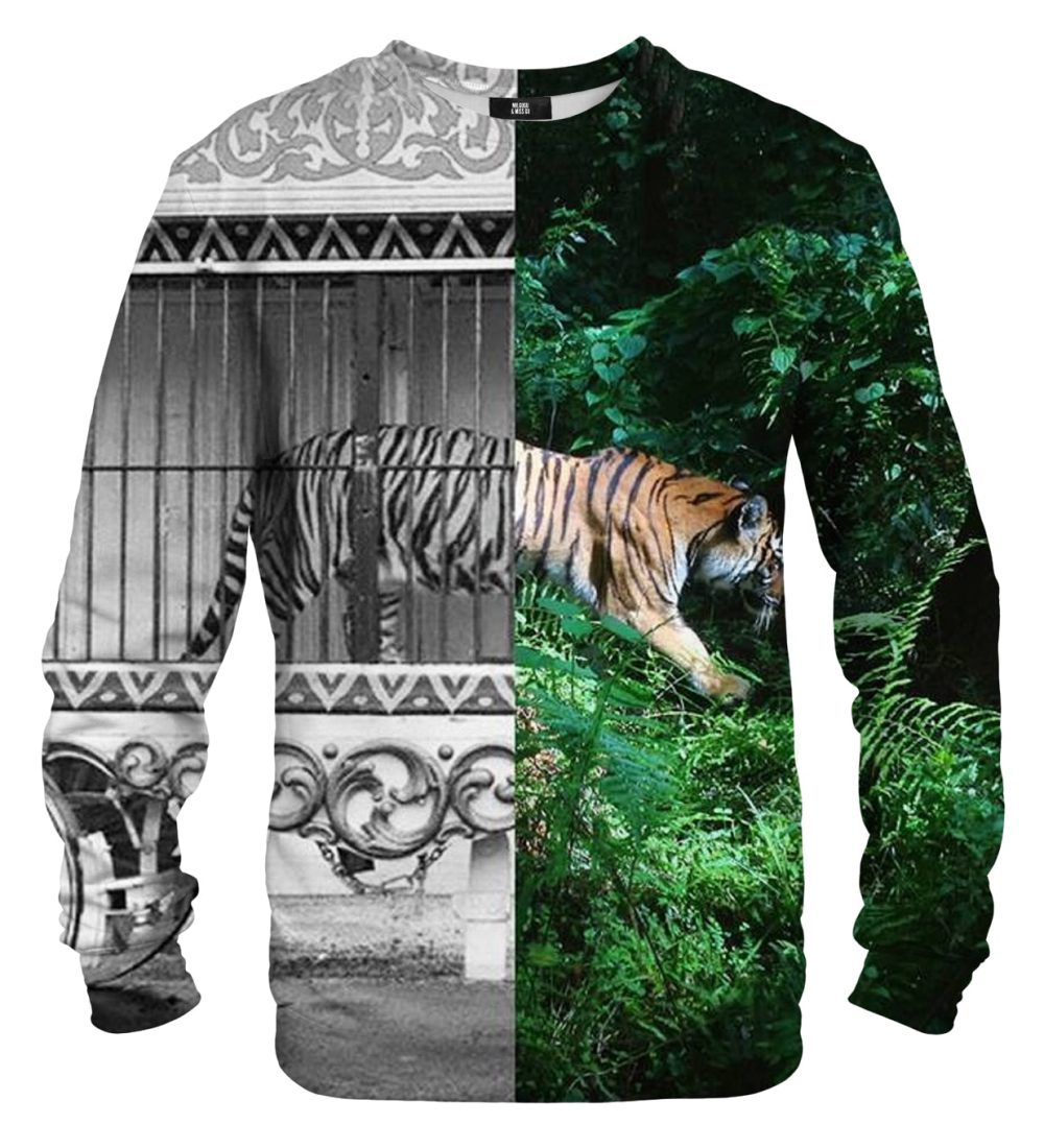 Tiger Cage cotton sweater