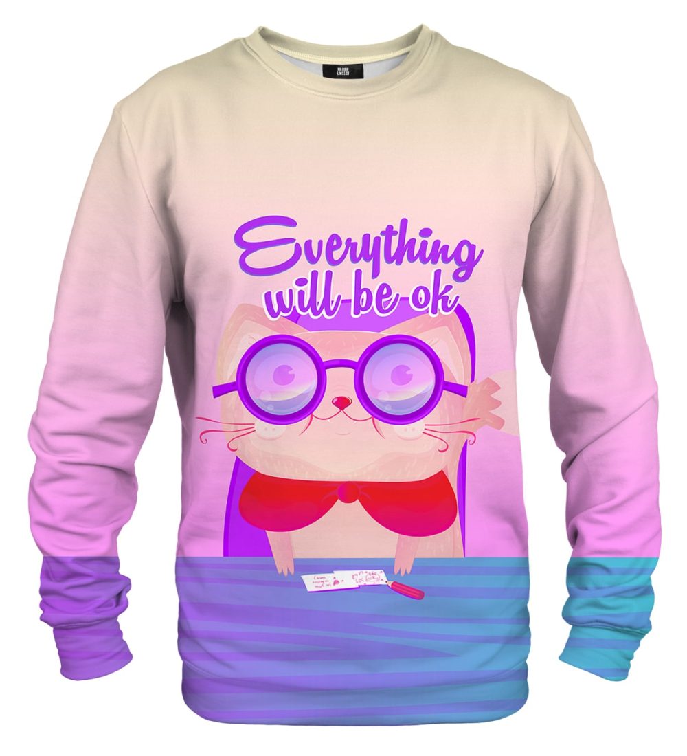 Everything will be ok cotton sweater