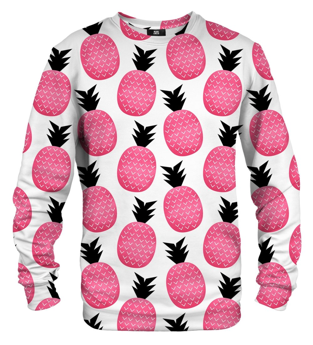 Pink Pineapple Cotton Sweater