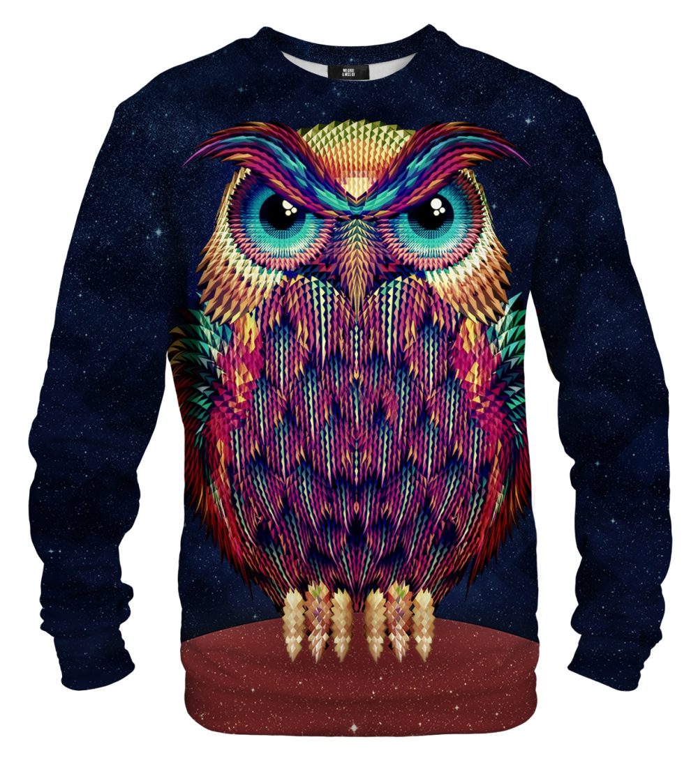 Space Owl cotton sweater