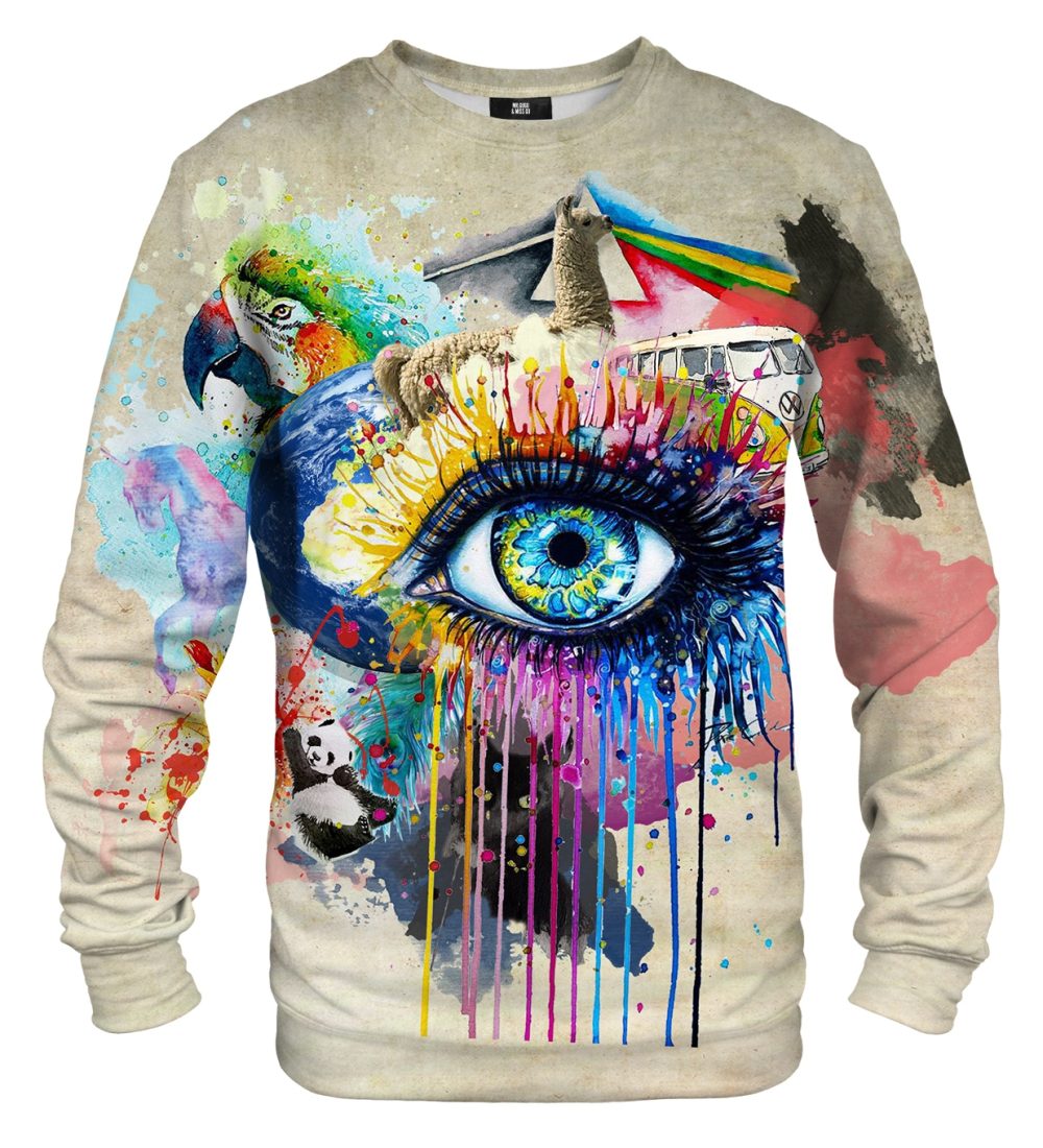 All over print sweater