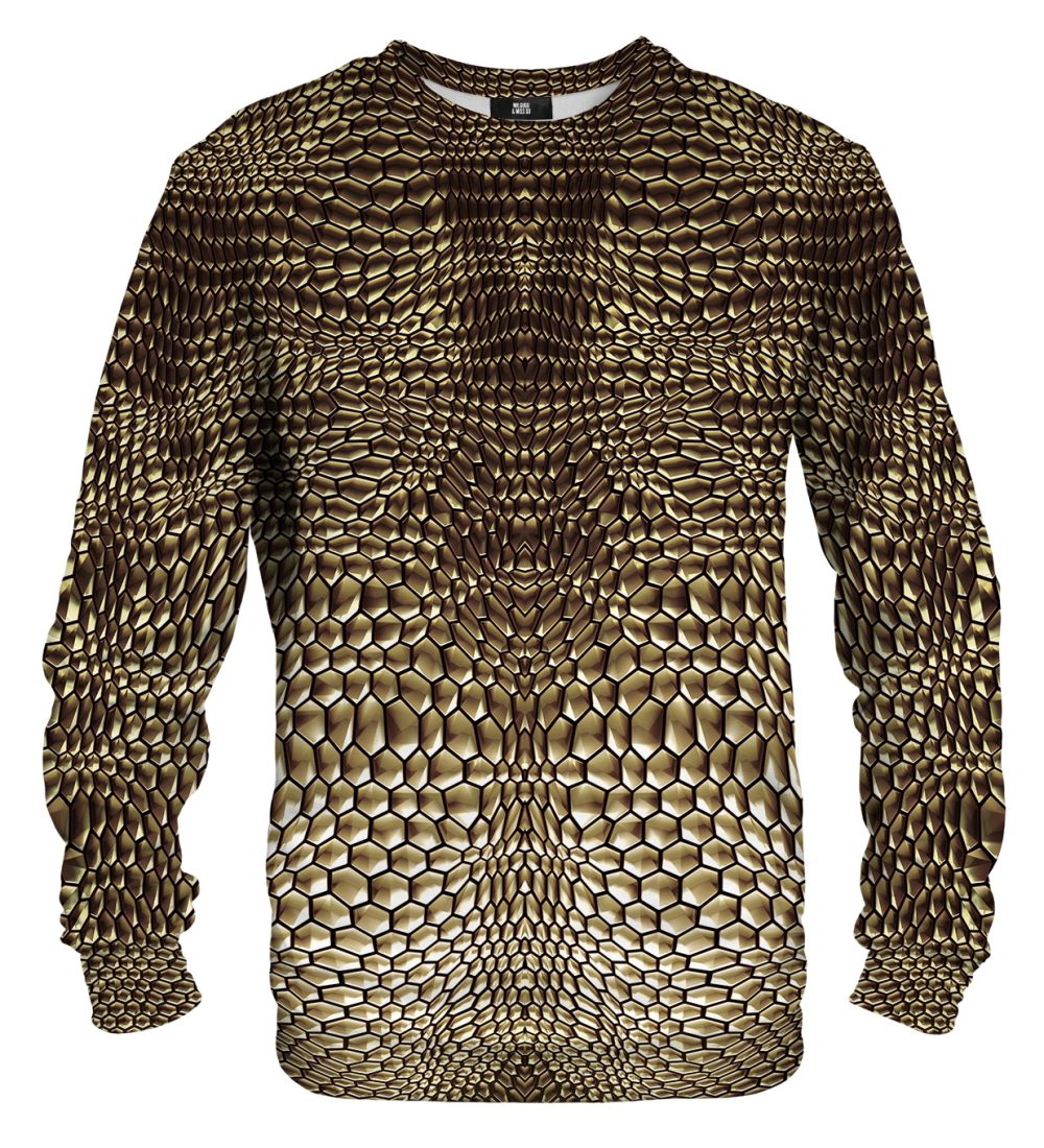 Golden armor sweater