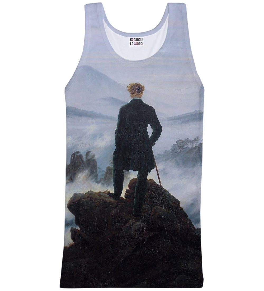 Wanderer above the Sea of Fog tank-top