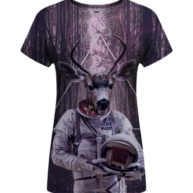 Astrodeer Womens t-shirt