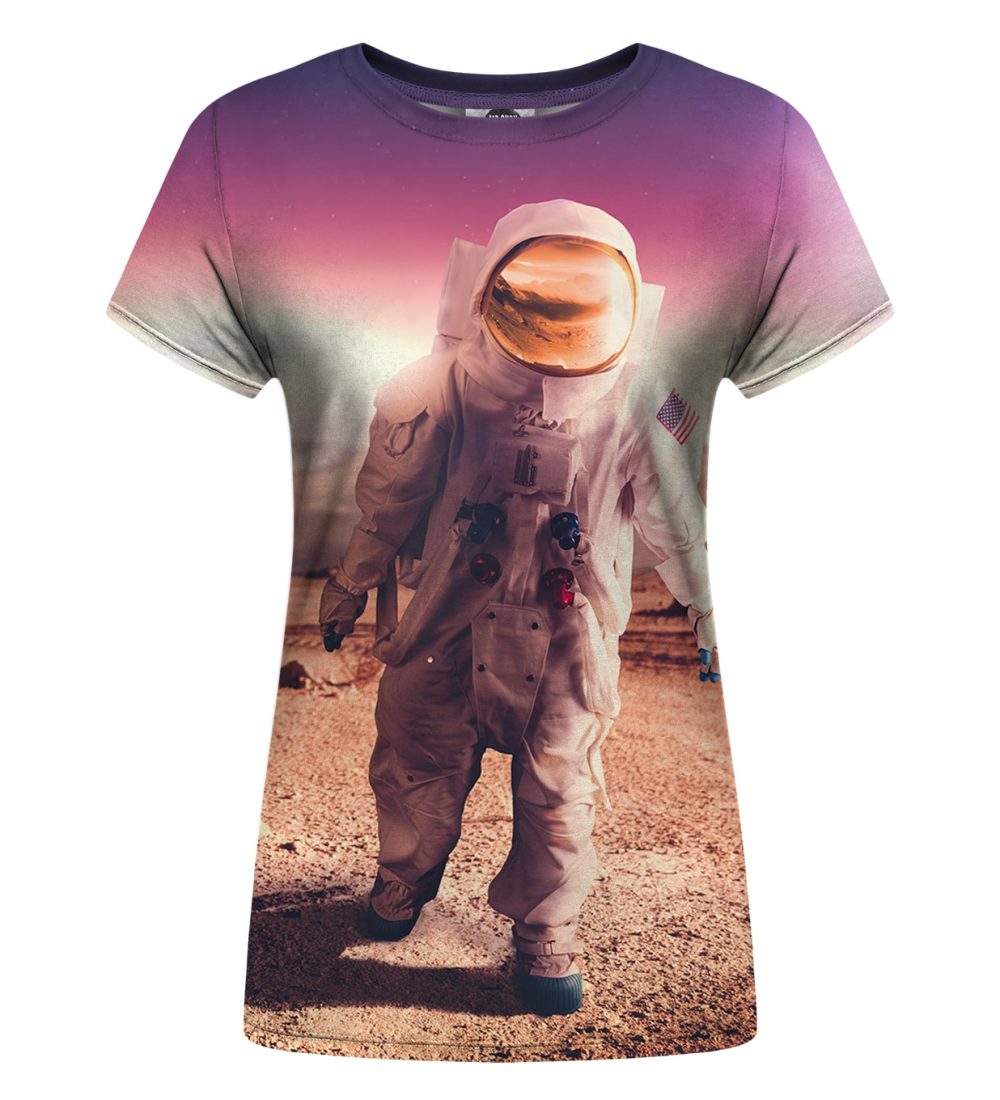 first in space womens t-shirt