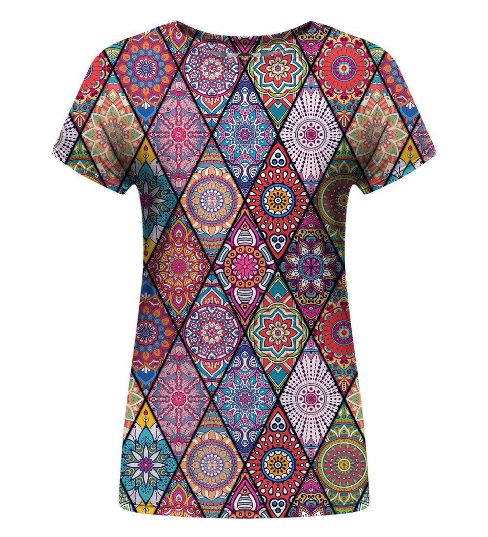 stained glass women t-shirt