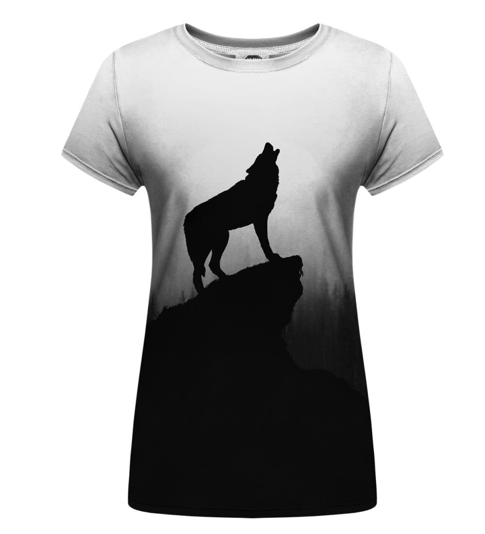 shadow of wolf womens t-shirt