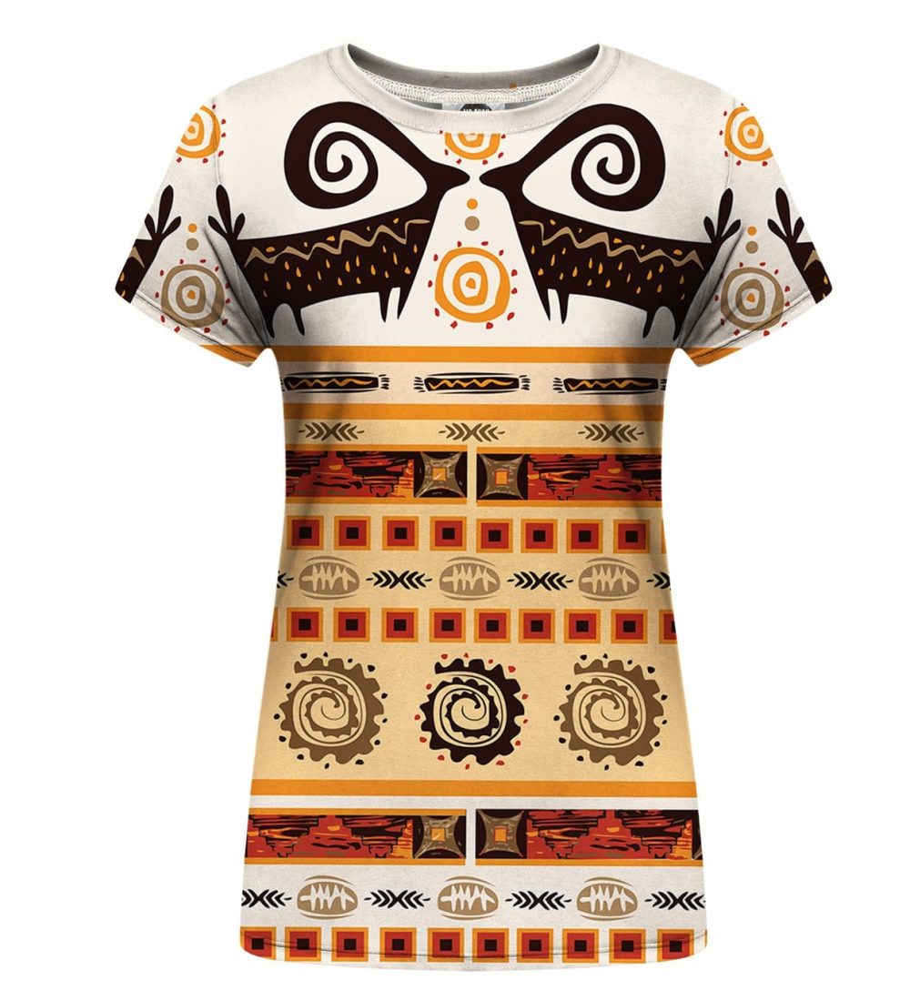 aztec pattern womens t-shirt