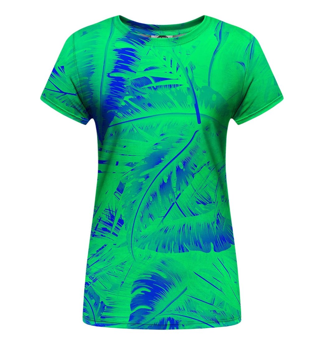 Tropical Green Womens T-shirt