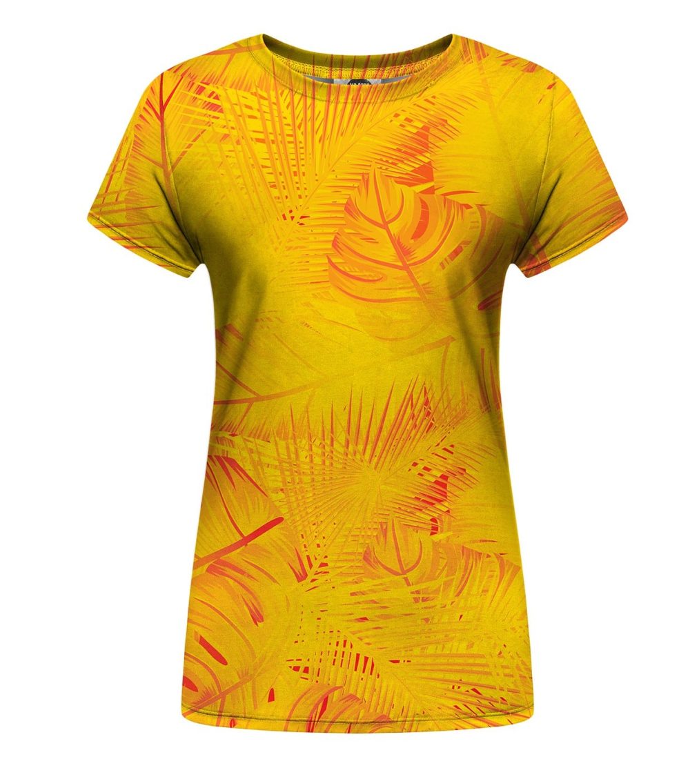 Yellow Jungle Womens T-shirt