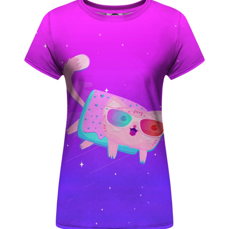 Flying Cat Womens t-shirt
