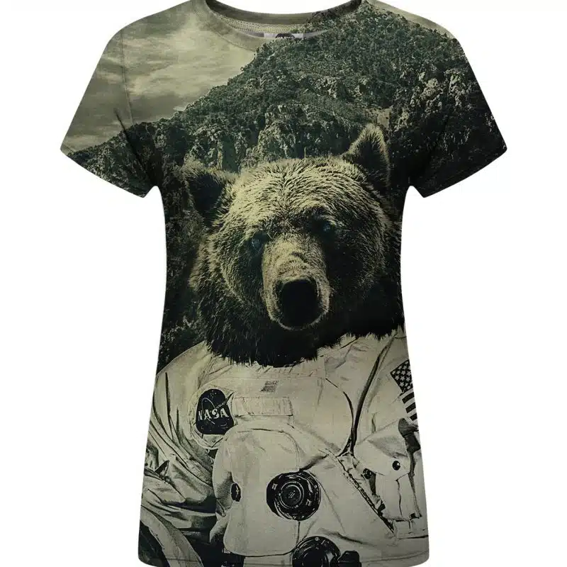 Nasa Bear Womens t-shirt