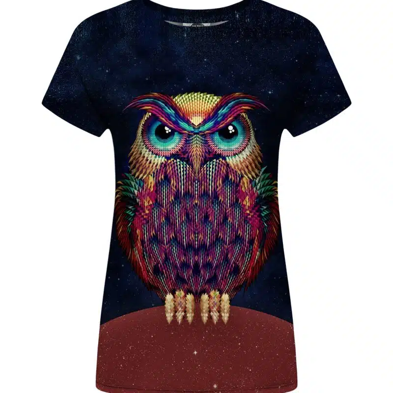 Space Owl Womens t-shirt