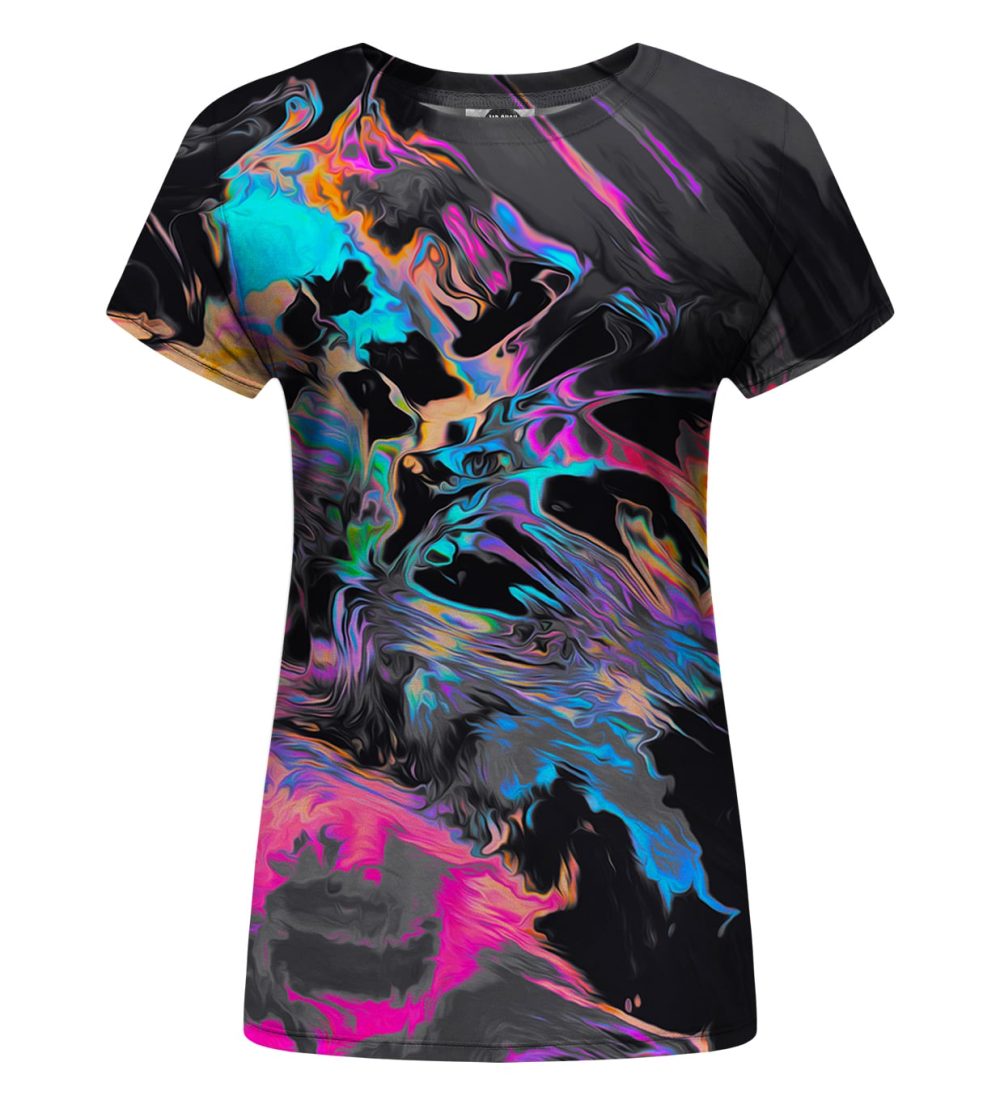 space colors womens t-shirt