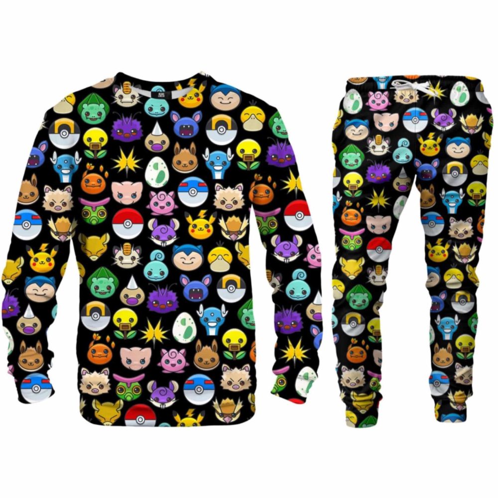 Sweatsuit Pokemoji | Sweater + Sweatpants