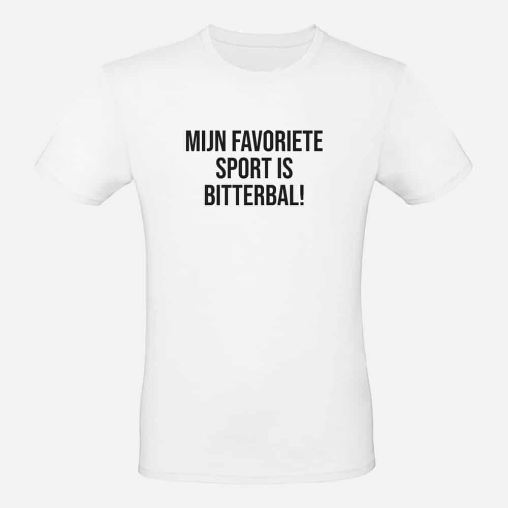 Heren T-shirt | Favoriete sport bitterbal!