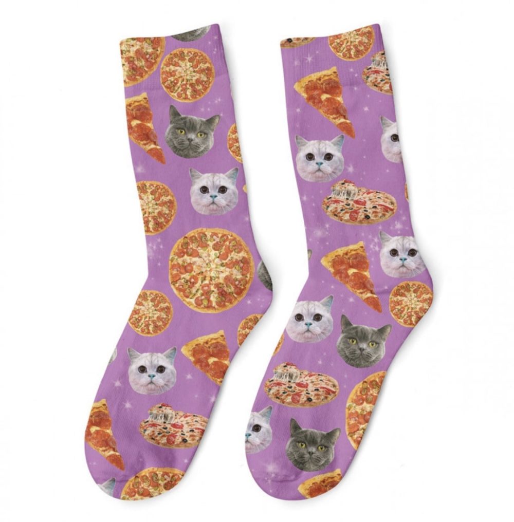 Pizzacat Socks