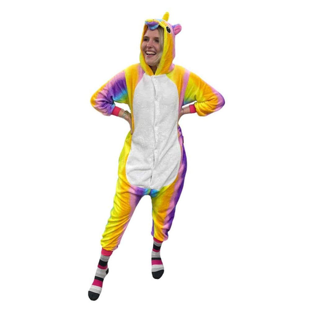 Unicorn onesie rainbow | Knuffelbeest