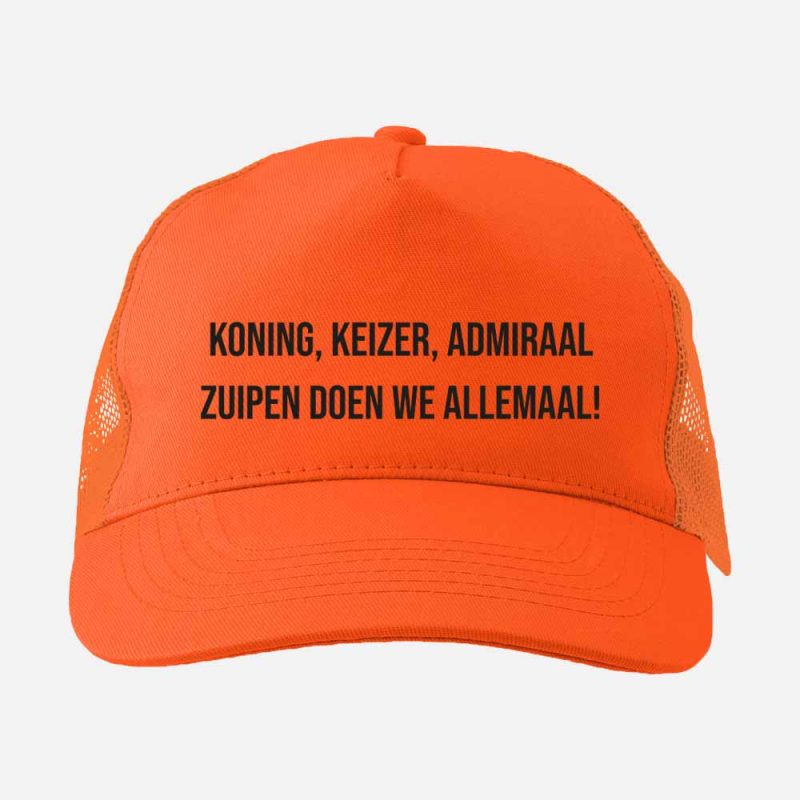 Oranje shirt | Eigen naam