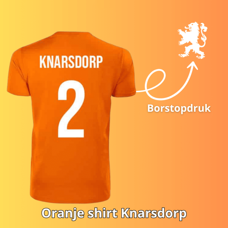 Knarsdorp oranje shirt