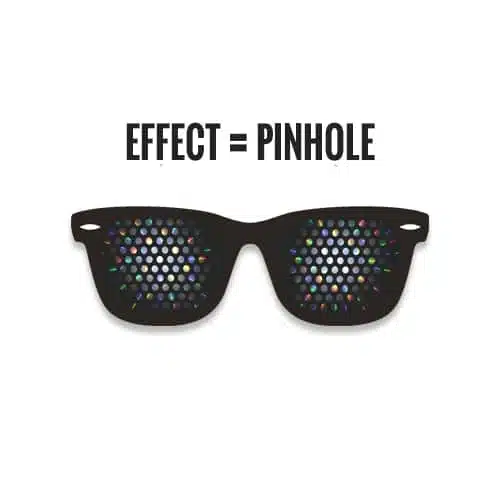 Pinhole spacebril | I see colors
