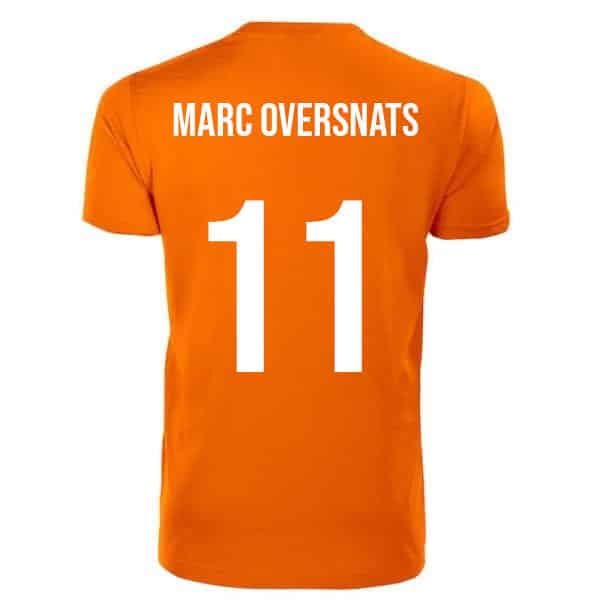 Oranje shirt | Marc Oversnats